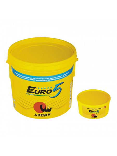 Клей паркетный Adesiv EURO 5, двухкомпонентный, эпоксидно-полиуретановый, 10 кг.