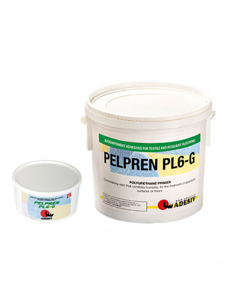 Клей для ПВХ Adesiv PELPREN PL6-G двухкомпонентный, эпоксидно-полиуретановый, 10 кг.
