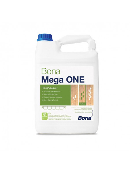 Лак Bona (Бона) Mega One (Мега) 1K п/мат 5л