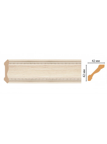 Карниз потолочный DECOMASTER 180-13 (42*42*2400мм)