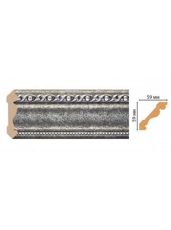 Карниз потолочный DECOMASTER 123-44 (59*59*2400мм)