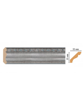 Карниз потолочный DECOMASTER 155S-55 (35*35*2400мм)