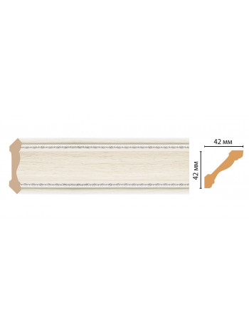 Карниз потолочный DECOMASTER 180-15 (42*42*2400мм)