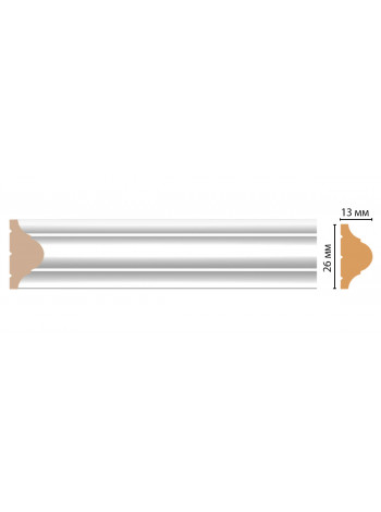 Молдинг DECOMASTER D001-114ДМ (26*13*2400мм)