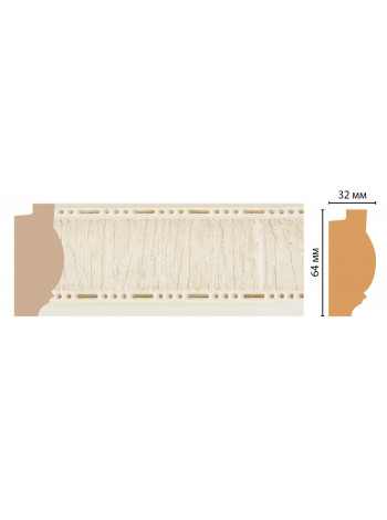 Молдинг DECOMASTER 176-6 (64*32*2900мм)