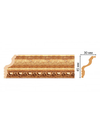 Карниз потолочный DECOMASTER 148D-58 (45*30*2400мм)