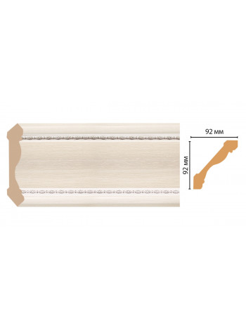 Карниз потолочный DECOMASTER 177-14 (92*92*2400мм)