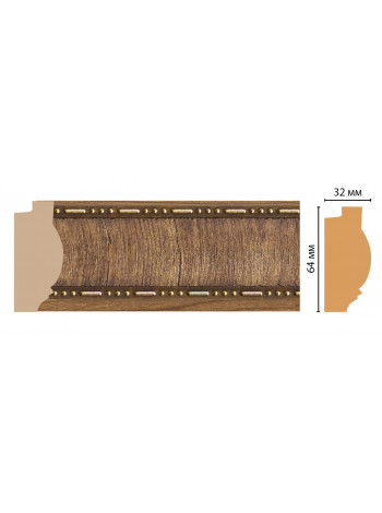 Молдинг DECOMASTER 176-3 (64*32*2900мм)