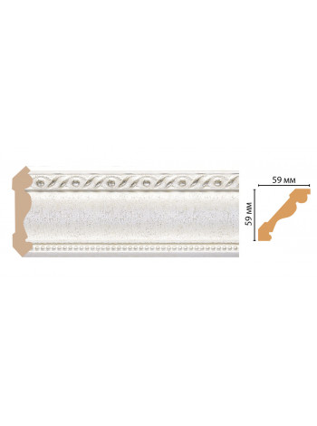 Карниз потолочный DECOMASTER 123-42 (59*59*2400мм)