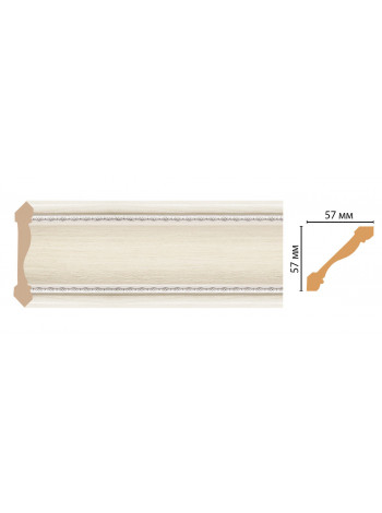 Карниз потолочный DECOMASTER 179-15 (57*57*2400мм)