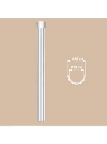 Полуколонна DECOMASTER DCK 01H (O 200,вн.O 165, 2400мм)