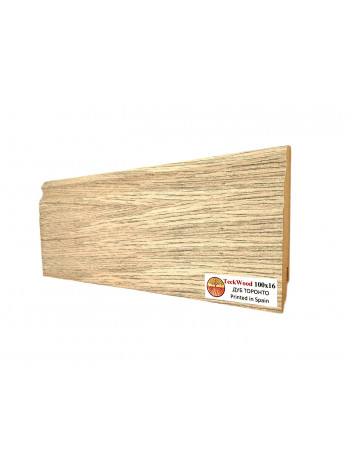 Плинтус Teckwood МДФ цветной Дуб Торонто 100х16, 1 м.п.C[2]