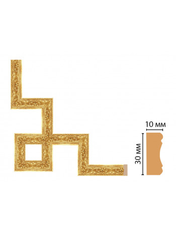 Декоративный угловой элемент DECOMASTER 165-3-126 (300*300мм)