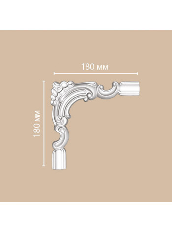 Угол DECOMASTER DP-8032C (180*180*25мм)