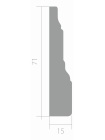 Наличник Ultrawood арт. N 0004 (2440 х 71 х 15)